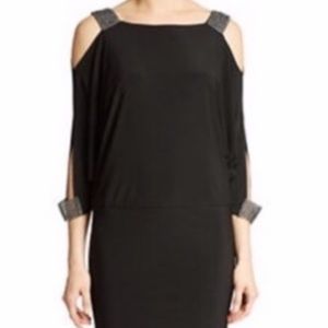 Betsy & Adam short black dress